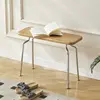 Sgabello corto color legno naturale-60 cm