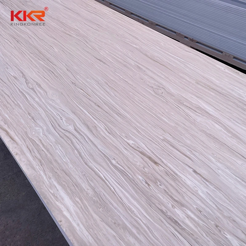 Artificial Faux Stone Panel Solid Surface Sheet Acrylic Table Tops Solid Surface Sheets