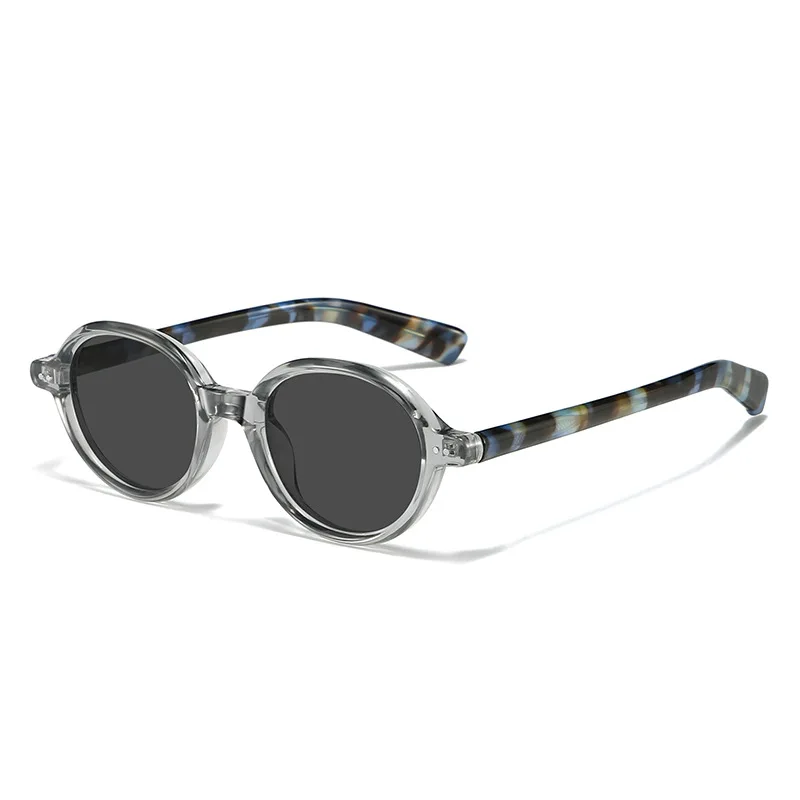 High-quality New Fashion Oval Frame TR90 Retro Polarized Stylish Luxury Sunglasses, Unisex With Custom Logo_voghion.com
