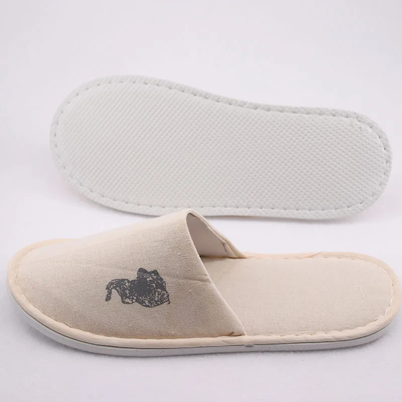 custom embroidered slippers