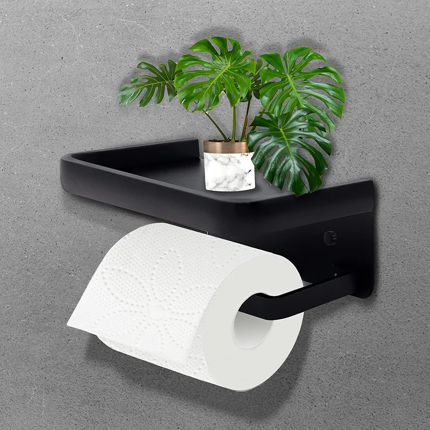 Toilet Paper Holder 3m Self Adhesive Bathroom Paper Towel Roll Holder -  China Toilet Paper Holder, Tissue Holder