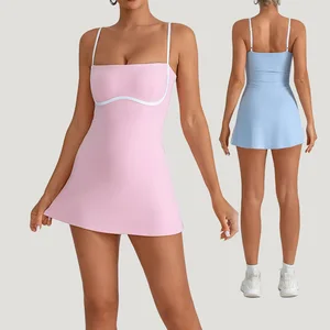 Custom Logo GYM Fitness Short Slim Sport Wear Yoga Golf Pleated Skirt Women Tennis Skirt Set Pickleball Skirt Dress Clothing