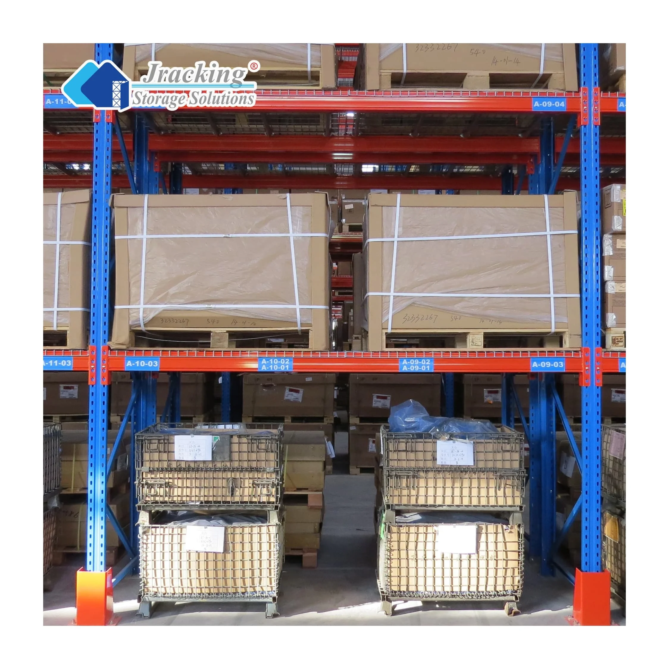 Jracking EURO Standard Selective Pallet Rack Shelves Heavy Duty Warehouse Storage  Rack System for Industrial Use