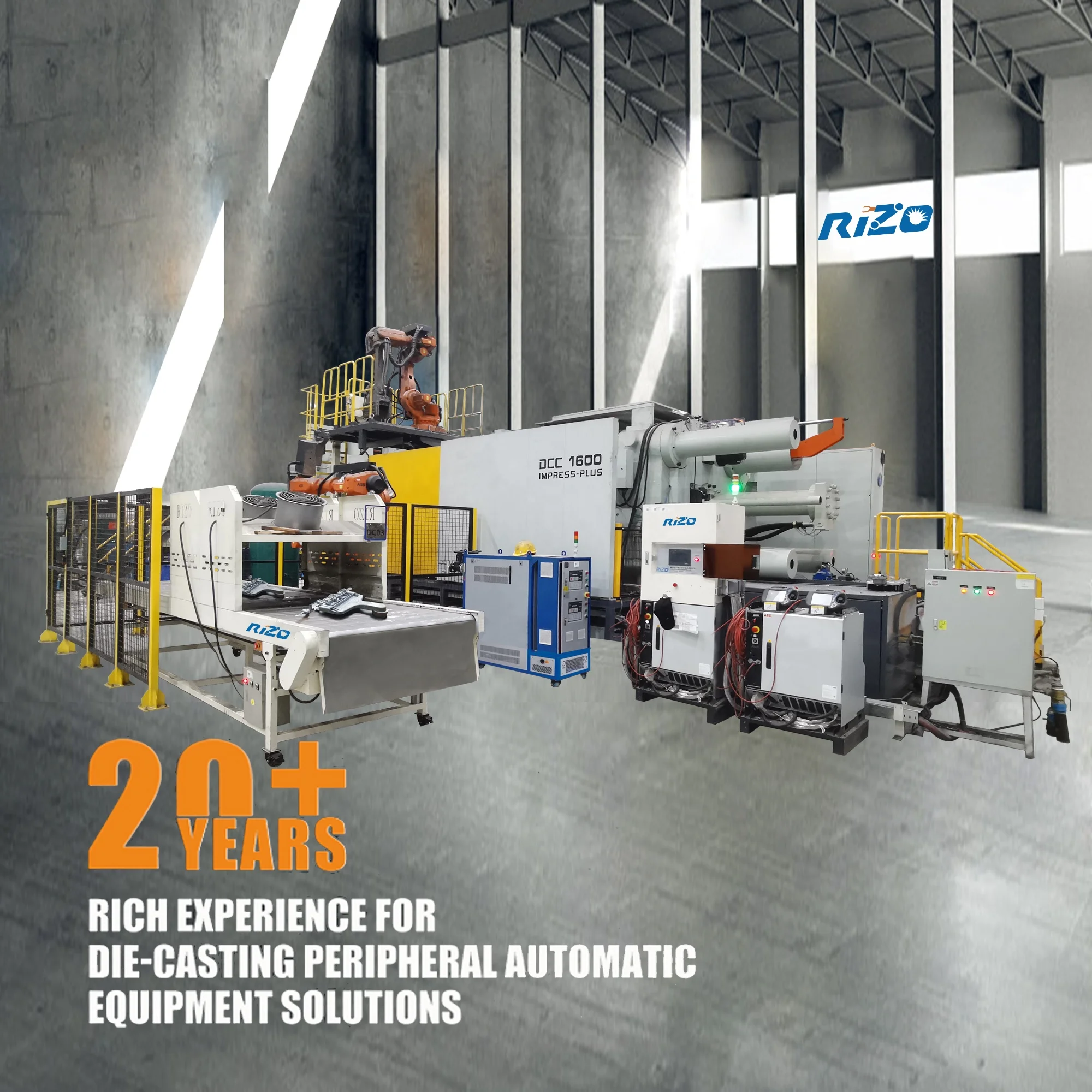 Rizo Latest Smart RV Automatic Ladling Machine for Die Casting Machine Accessories