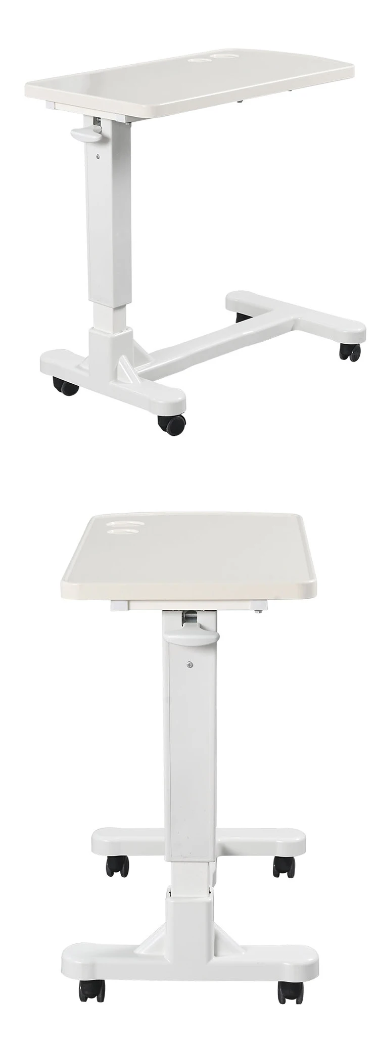 Hospital Multifunction Height Adjustable Movable Folding Abs Plastic