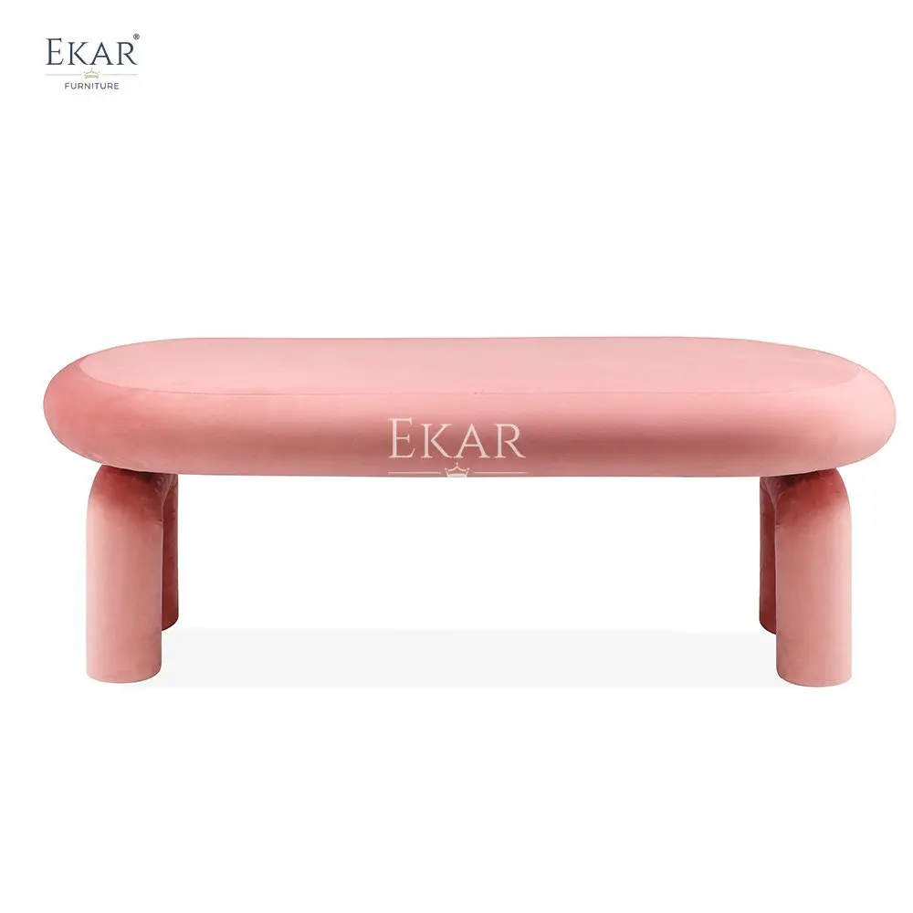 product modern creative design lounge bench contemporary living room seating stool for home kitchen bedroom school or hotel use618-61