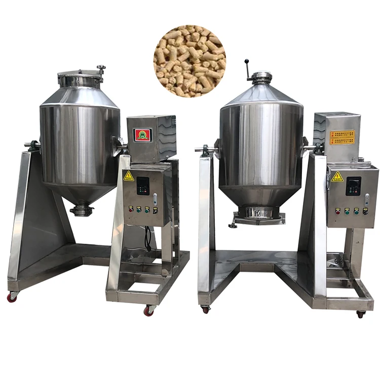 Industrial Drum Mixer Fruit Smoothie Powder Mix Machine For Drink Instant Automatic Pvc Mixing Mills