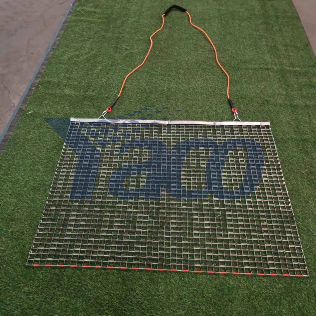 Alibaba.com: 3X4 4x4 4X6 ft steel baseball lawn rake drag mat for field ...