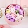 Cherry blossom small round box (purple)