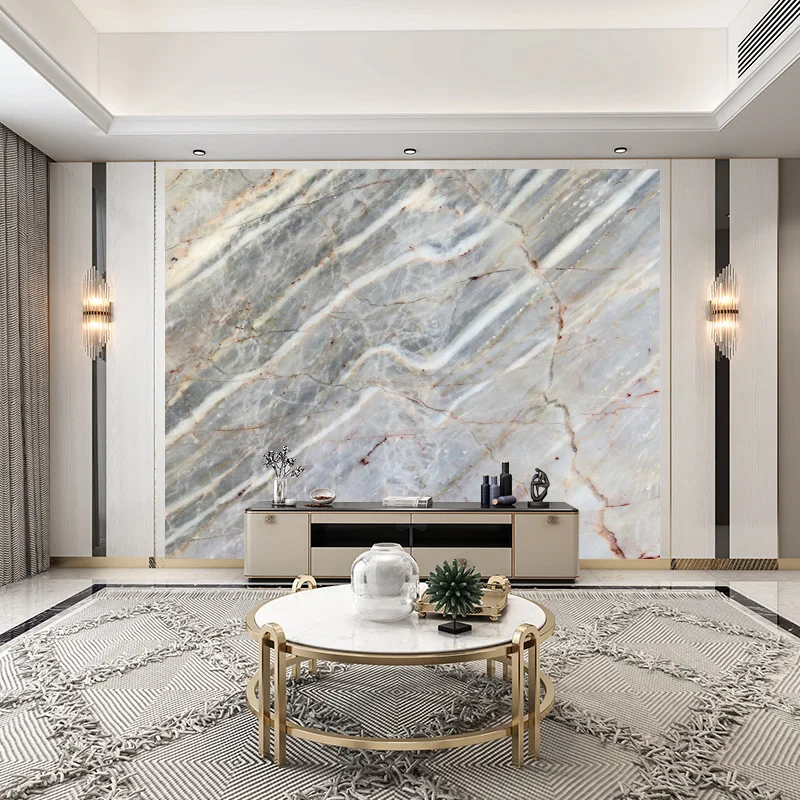 Luxury Modern Custom 3d Wallpaper Marble Texture Wall Paper Mural Home ...