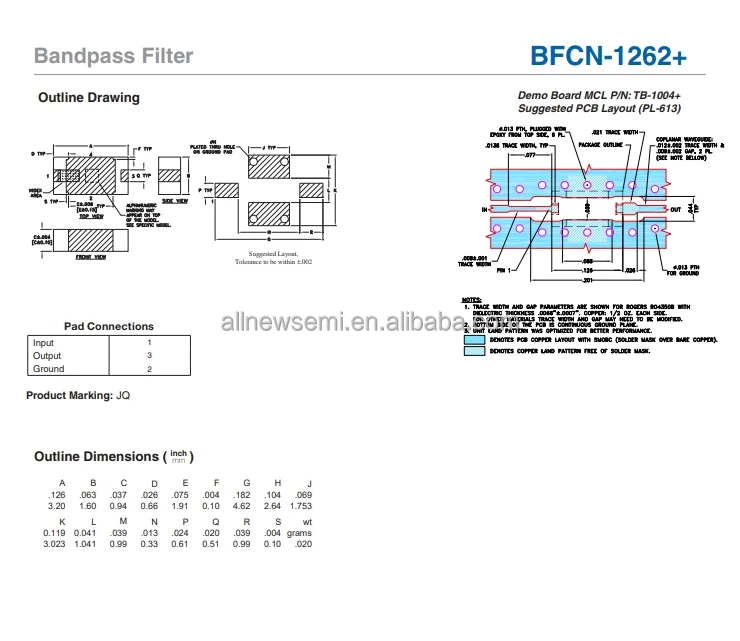 BFCN-1262+ 3