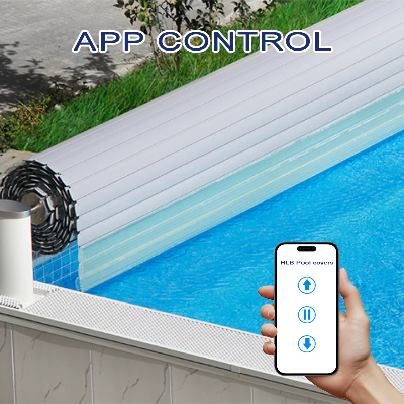 Pool Blade Transparent Blue PC Blades - Safe Pool Covers for Kids