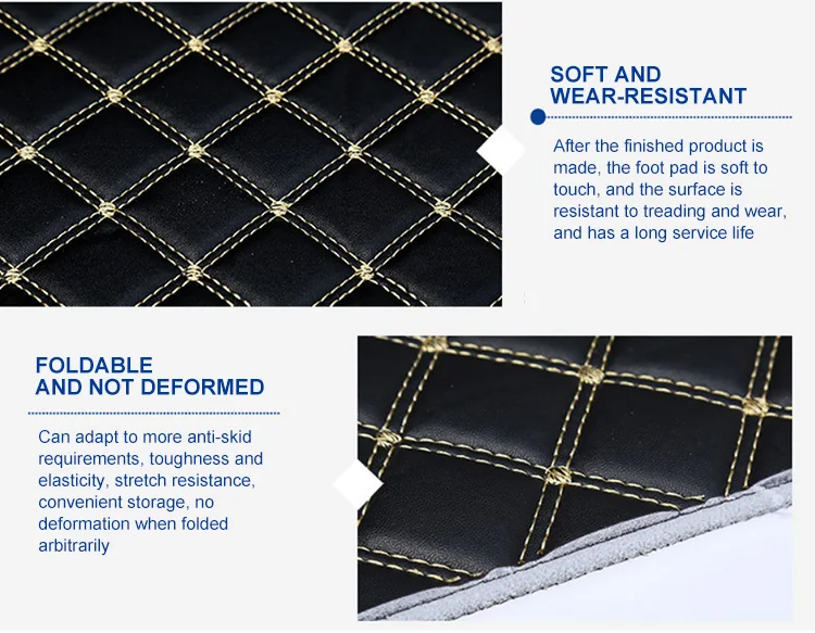 Rolled 5d Full Set Position Leather Car Floor Mat Raw Xpe / Eva Plastic Materials Buy Car