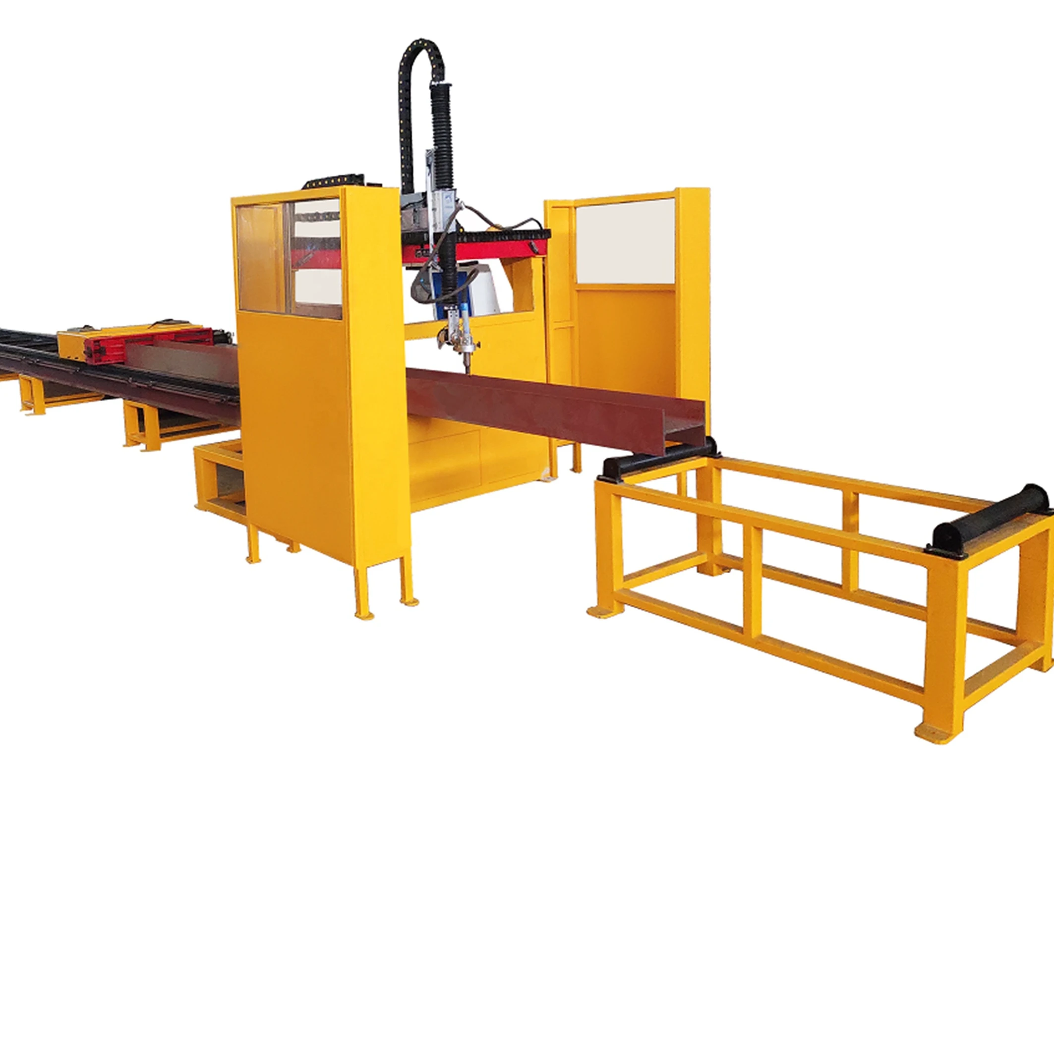 CNC Plasma H Beam Cutting Beveling Machine for Prefabricated Steel Projects