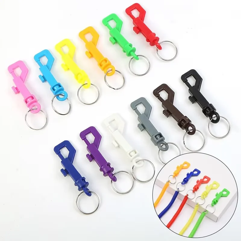 Wholesale Plastic Snap Hook Key Ring Swivel Hook ABS