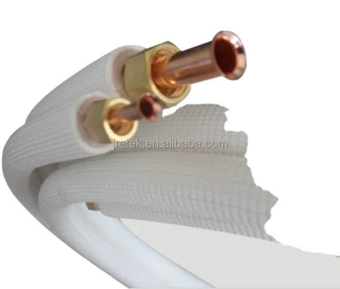 100 Copper Insulated Hvac Part 3m/4m Air Conditioner Tube Kits Buy Hvac Copper Tube Kit,Air