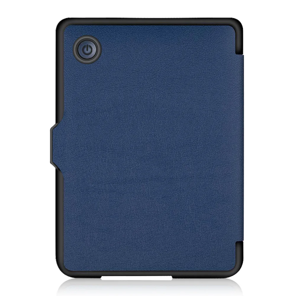 étui Similicuir Recyclé Étui SleepCover Kobo Pour Clara Colour/BW - Vert Brumeux - Veille/Réveil Auto - Support Intégré Coque Liseuse Kobo Clara