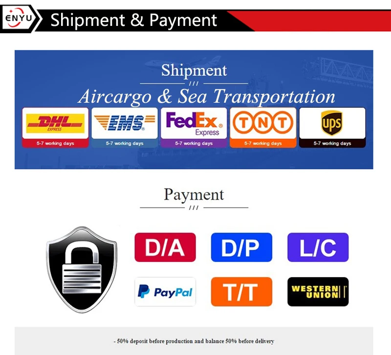 shippment and payment