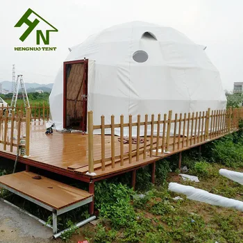 Clear Stargazing Roof Geodesic Spherical Dome Tents Houses For Outdoor Camping Resort
