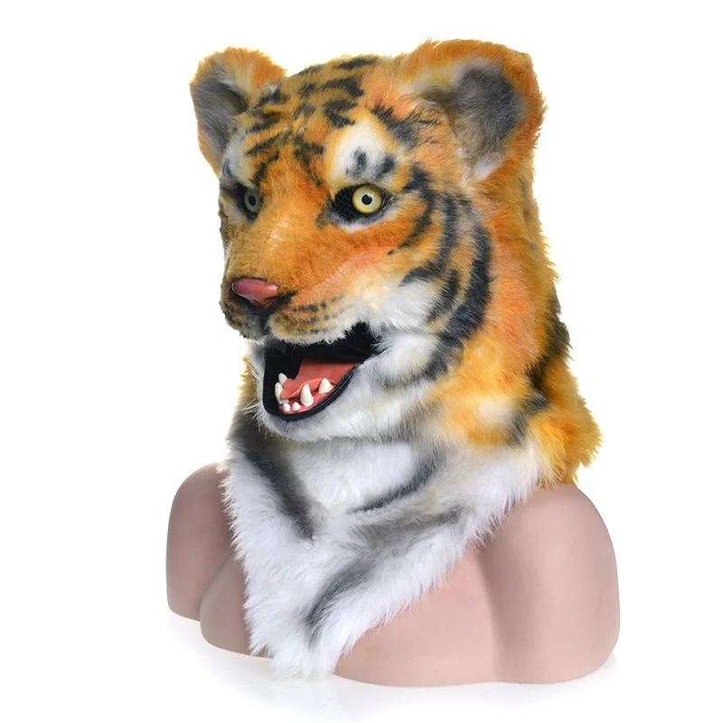 Wholesale Tiger Head Mask Realistic Halloween Mask for Halloween From m.alibaba.com