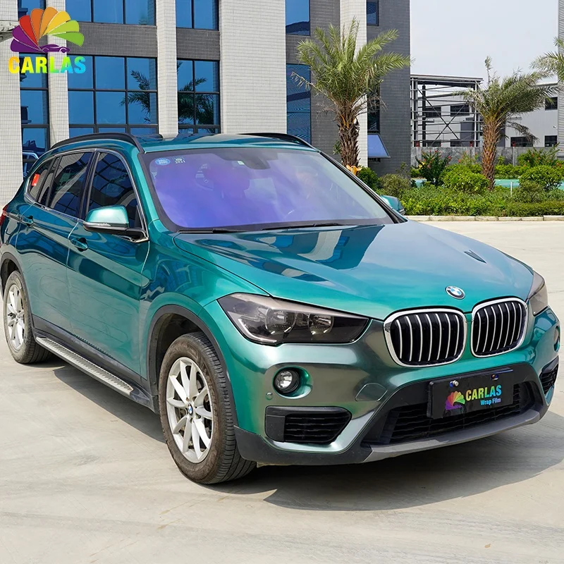 Carlas 1.52 18M Waterproof Anti-Scratch Air Glossy Chameleon Car Stickers Car Wrap Vinyl Film