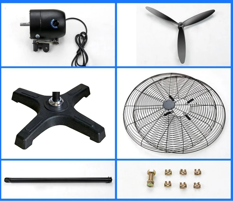 Mount Oscillating Fan, Wall, Electric Power - detail 20
