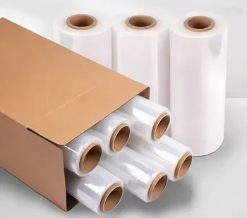 Factory Price Pallet Stretch Film 50cm Glossy Shrink Wrap Wrapping Packaging Film