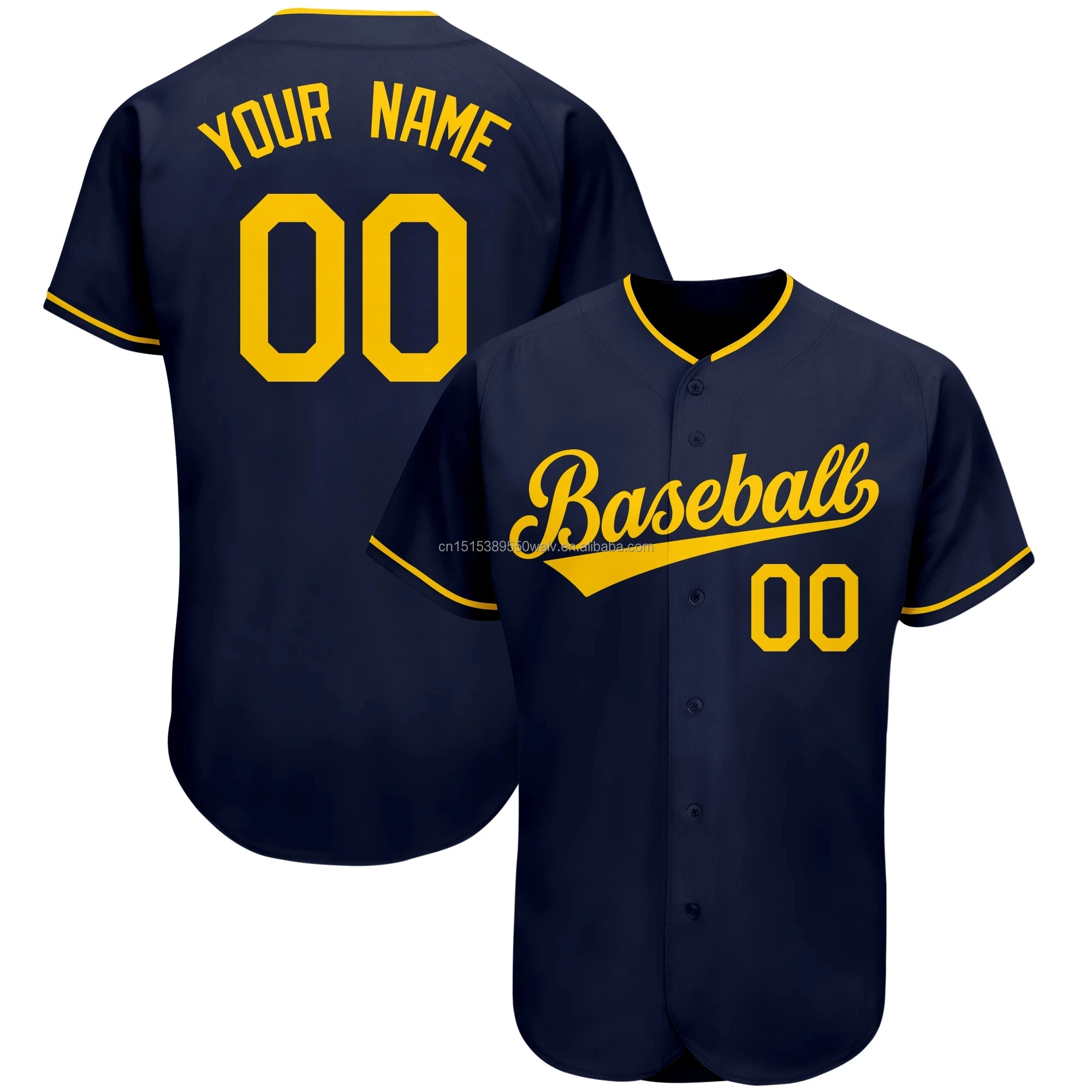 Sublimation Printing Wholesale Custom Baseball Jerseys Wholesale