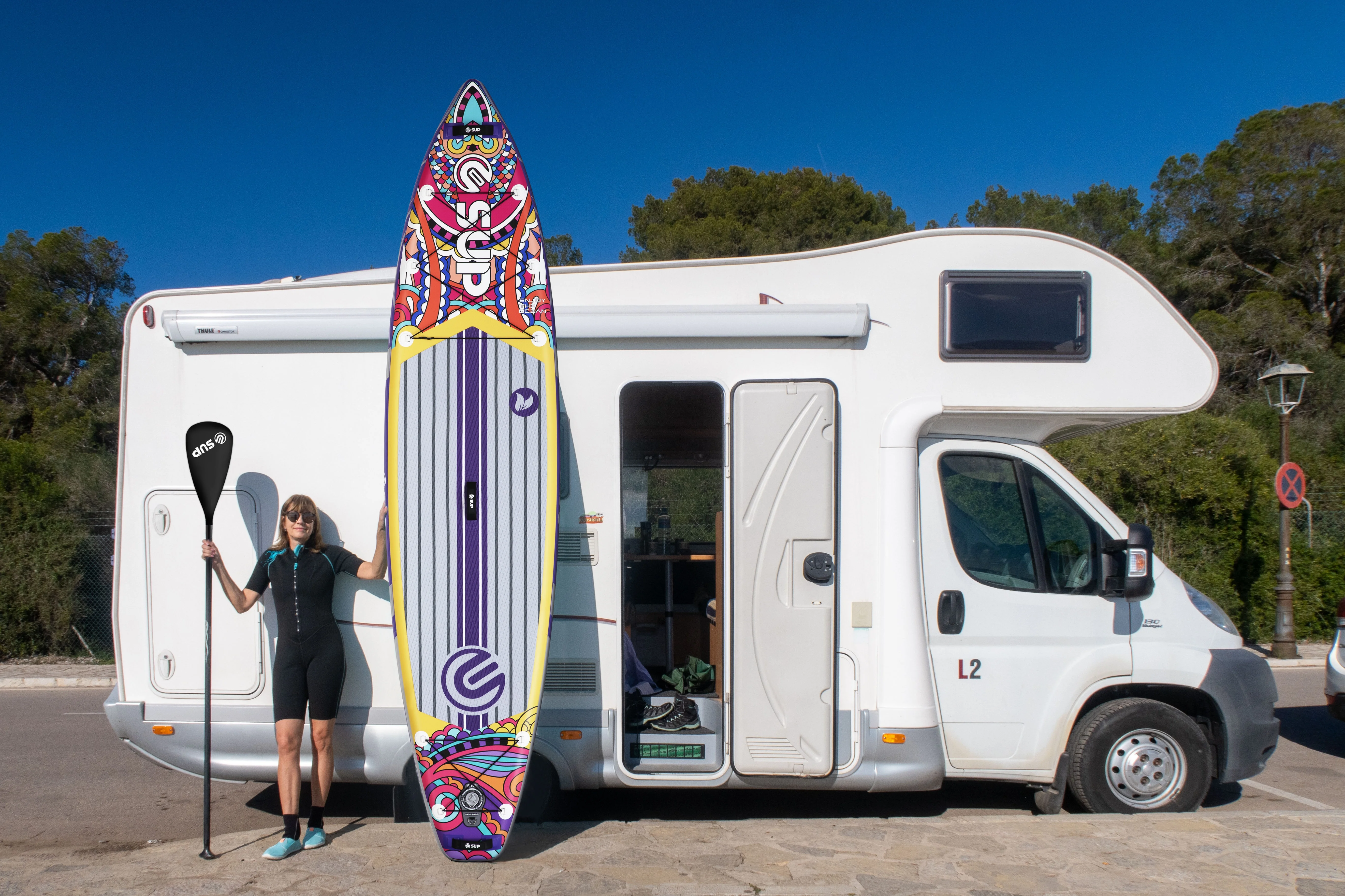 ESUP 11'6 Inflatable Paddle Board - Customized Water Sports Gear