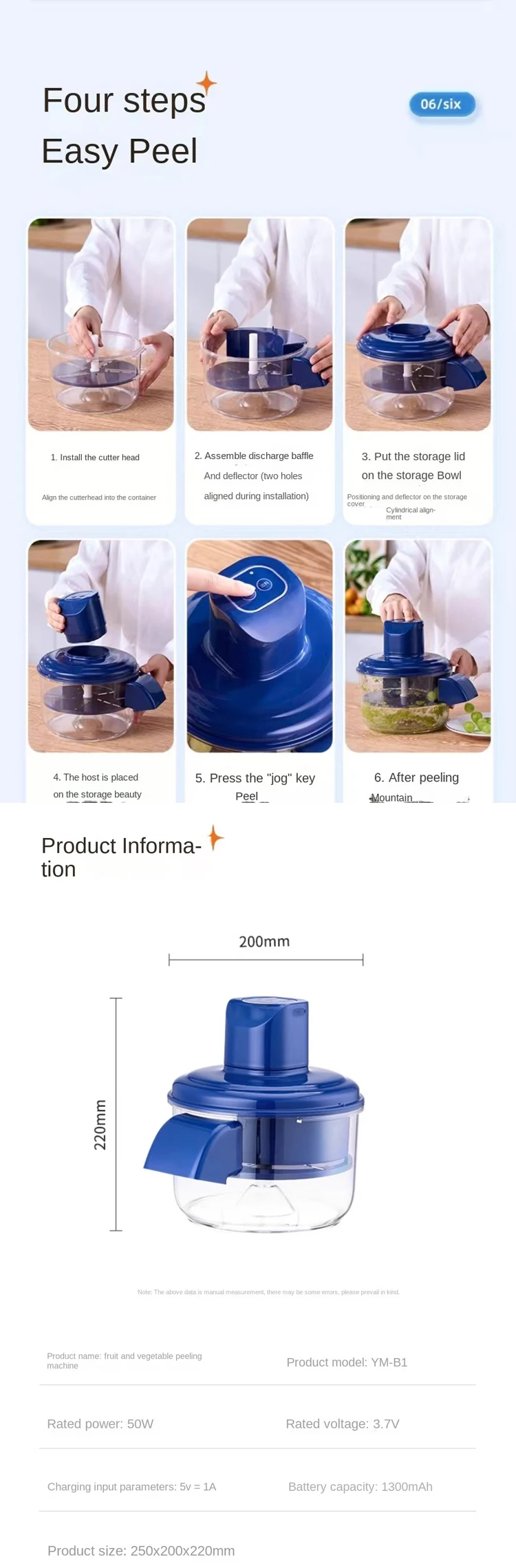Small Automatic Kitchen Appliances Fruit & Vegetable Peeling Machine for Grapes Plums Tomatoes Garlic