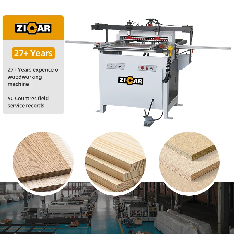 ZICAR Automatic Multi Boring Machine MZ1 Wood Based Panel Single Row Electric Portable Boring Machine Hinge Drilling Machine