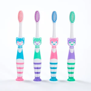 Customized Children's Logo Toothbrush with Soft Bristles New Cute Biodegradable Plastic Box Packaging Disposable for Home Use
