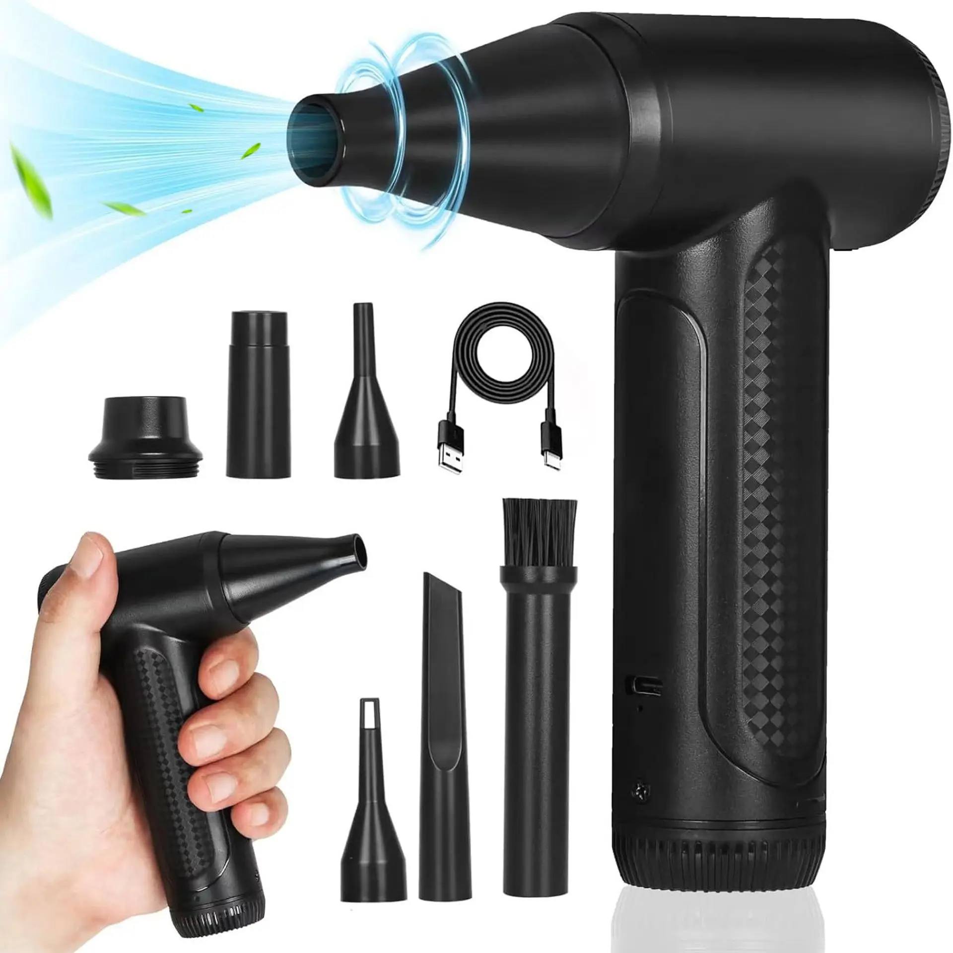 Compressed Turbojet Air Duster Pro Portable Vacuum Cleaners Bbq Fan Air ...