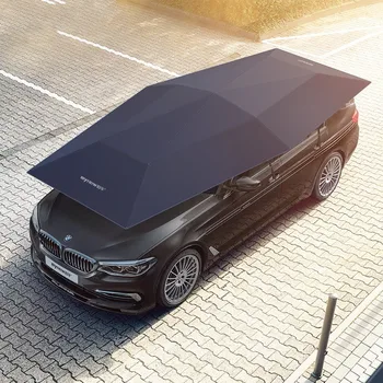 4.8m fully semi-automatic mobile car roof, car sunshade umbrella, automatic folding car clothes, roof covering, falling leaves