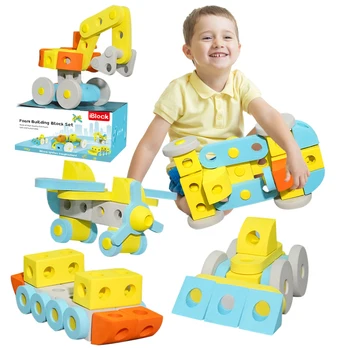 Giant Foam Building Block Set for Children Imaginative Construction and STEM Learning Safe and Entertaining Ultimate Bath Toy