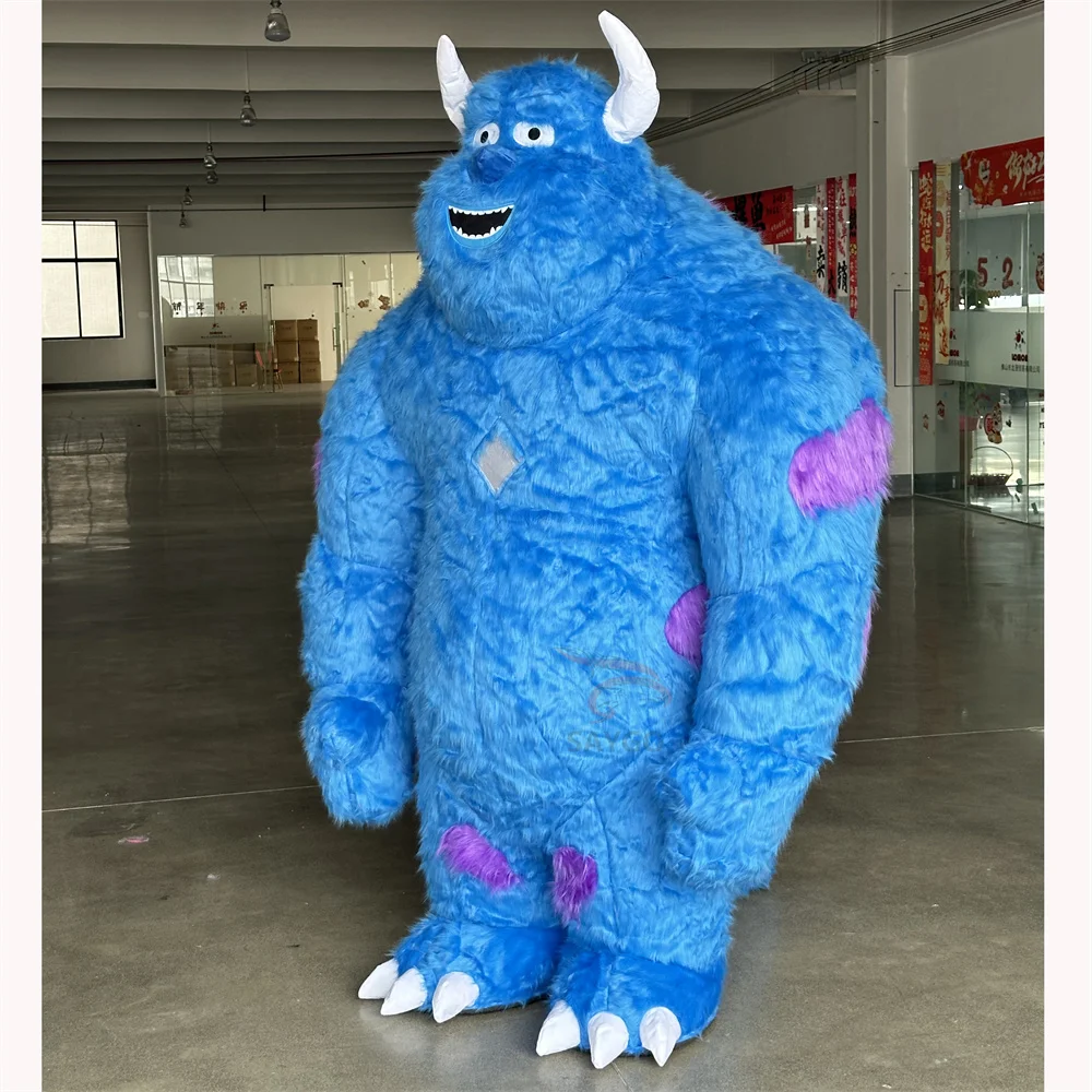 Hideous Monster Inc Carnival Party Mascot Costumes High Mike Monsters Inc  Costume for Adults 2m 2.6m