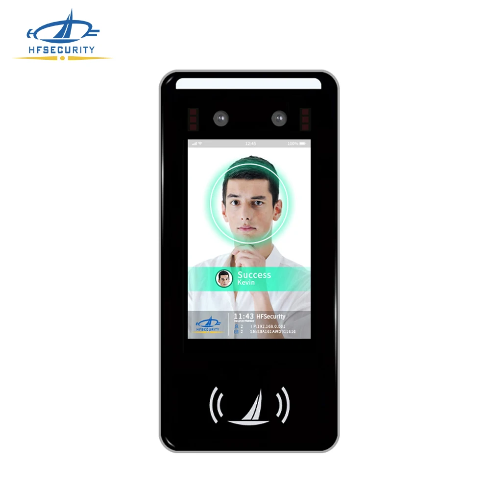 HFSecurity FR05 Biometric Ready Cloud Software Android NFC Fingerprint Device Face Recognition Attendance System for Office