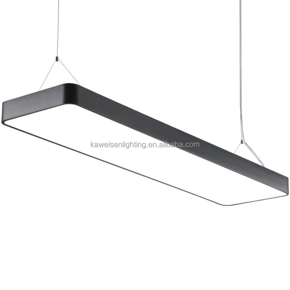Customized Rectangular 300*1200mm LED Linear Pendant Light Aluminum ...