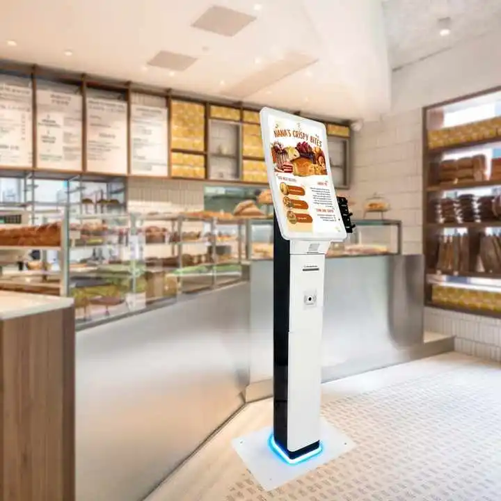 23.6 Multi-Point Touch Screen Self-Service Kiosk Floor Standing Indoor ...