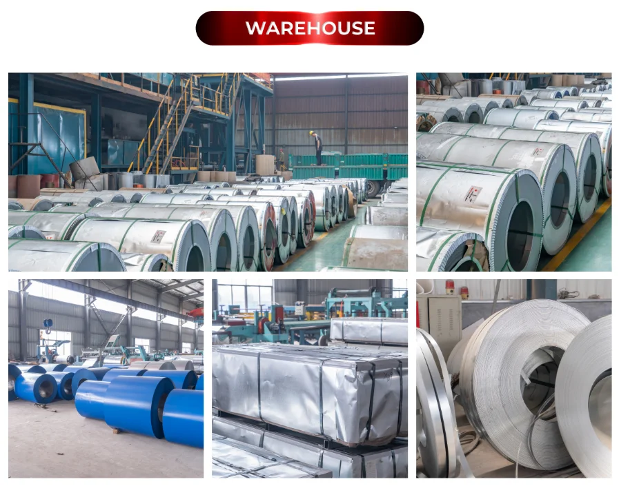 Galvanized steel warehouse 