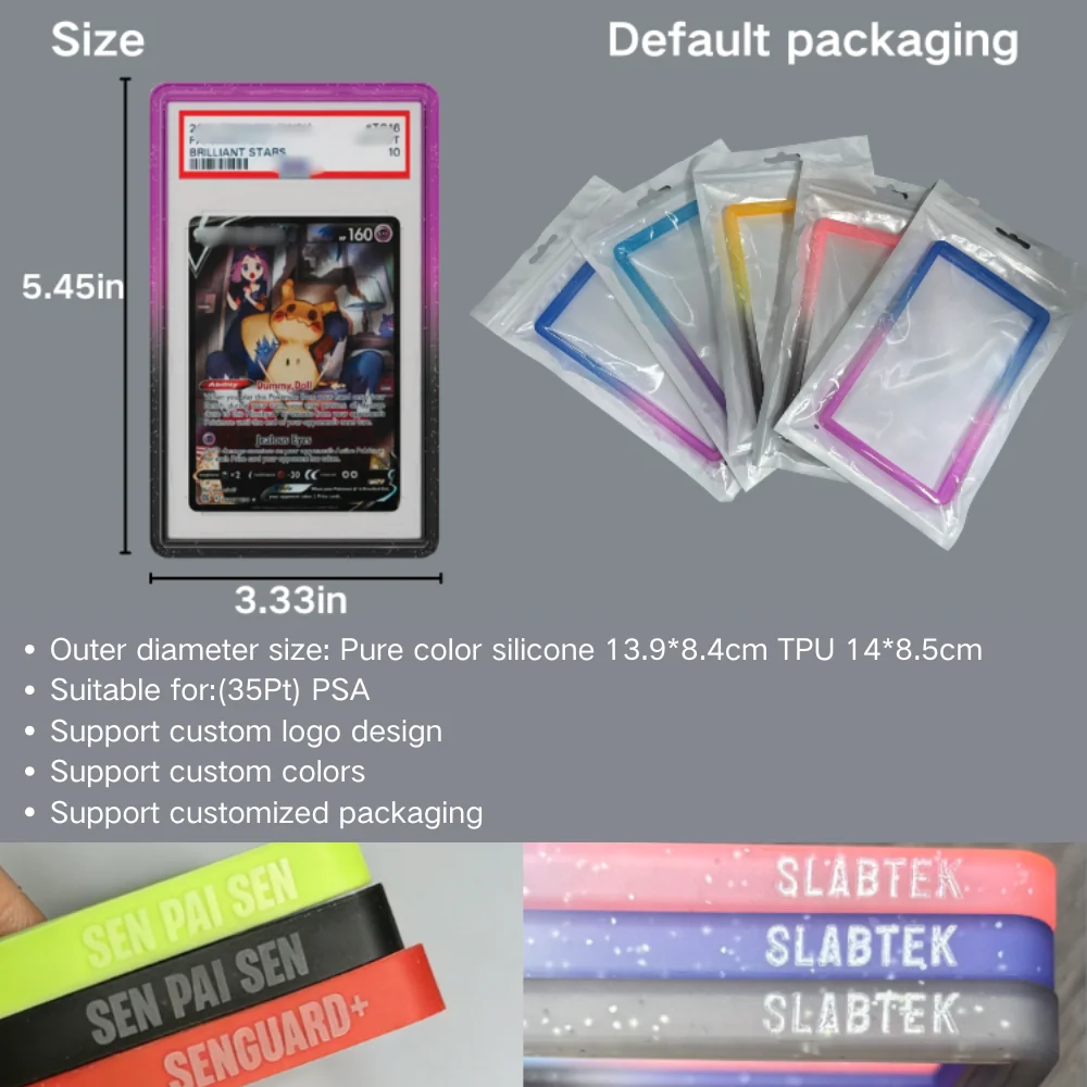 graded card rubber case Fits standard PSA holder (2 11/16 x 3 13/16 cards) Panopply SLAB ARMOR 2 &