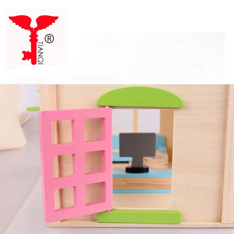 
DIY розовая вилла, детская игрушка-конструктор «мудрость» 