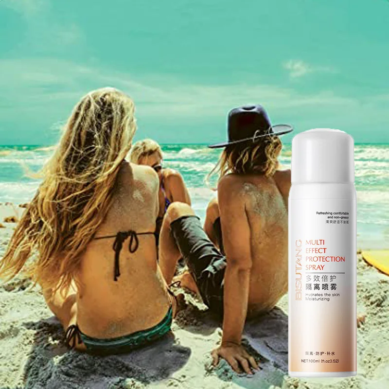 Оптовая продажа частная торговая марка уход за кожей лица успокаивающий солнцезащитный крем с алоэ Солнцезащитный