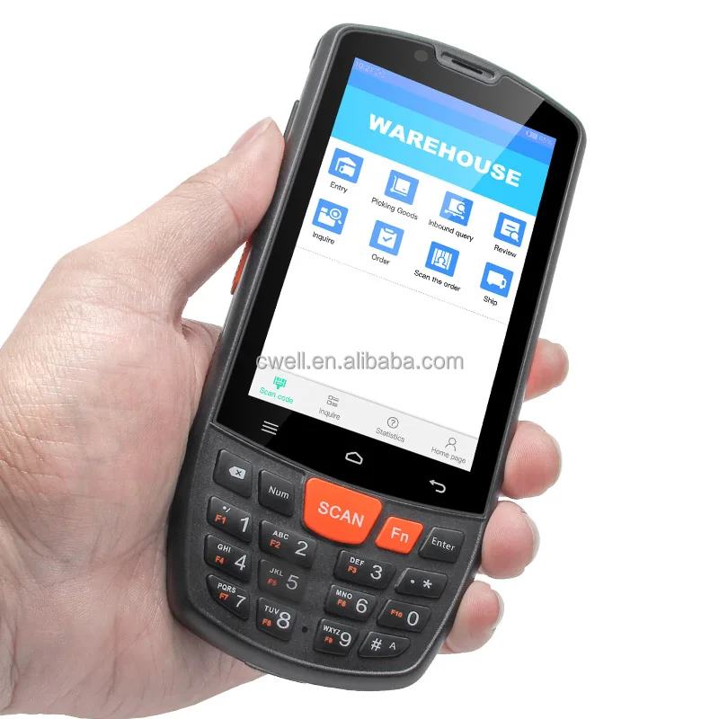 Hs006 4-inch Portable Android Ip65 Waterproof Pda With 4gb Memory ...