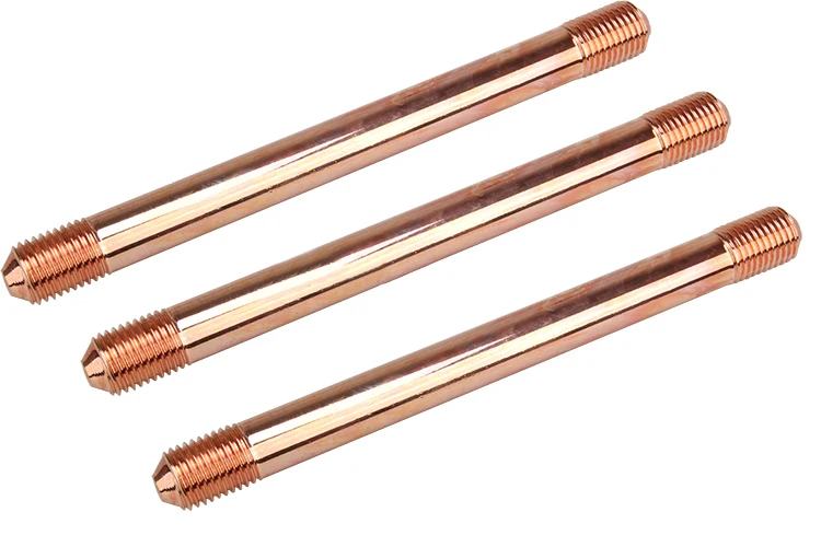 Chinese Rods System Chinese Factory Copper Bonded Rod Electric Copper Clad Steel Earth Rod ...