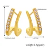 Pendientes de oro y diamantes blancos