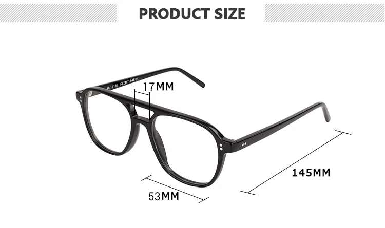 Modieuze dames brilmonturen met dubbele brug_voghion.com