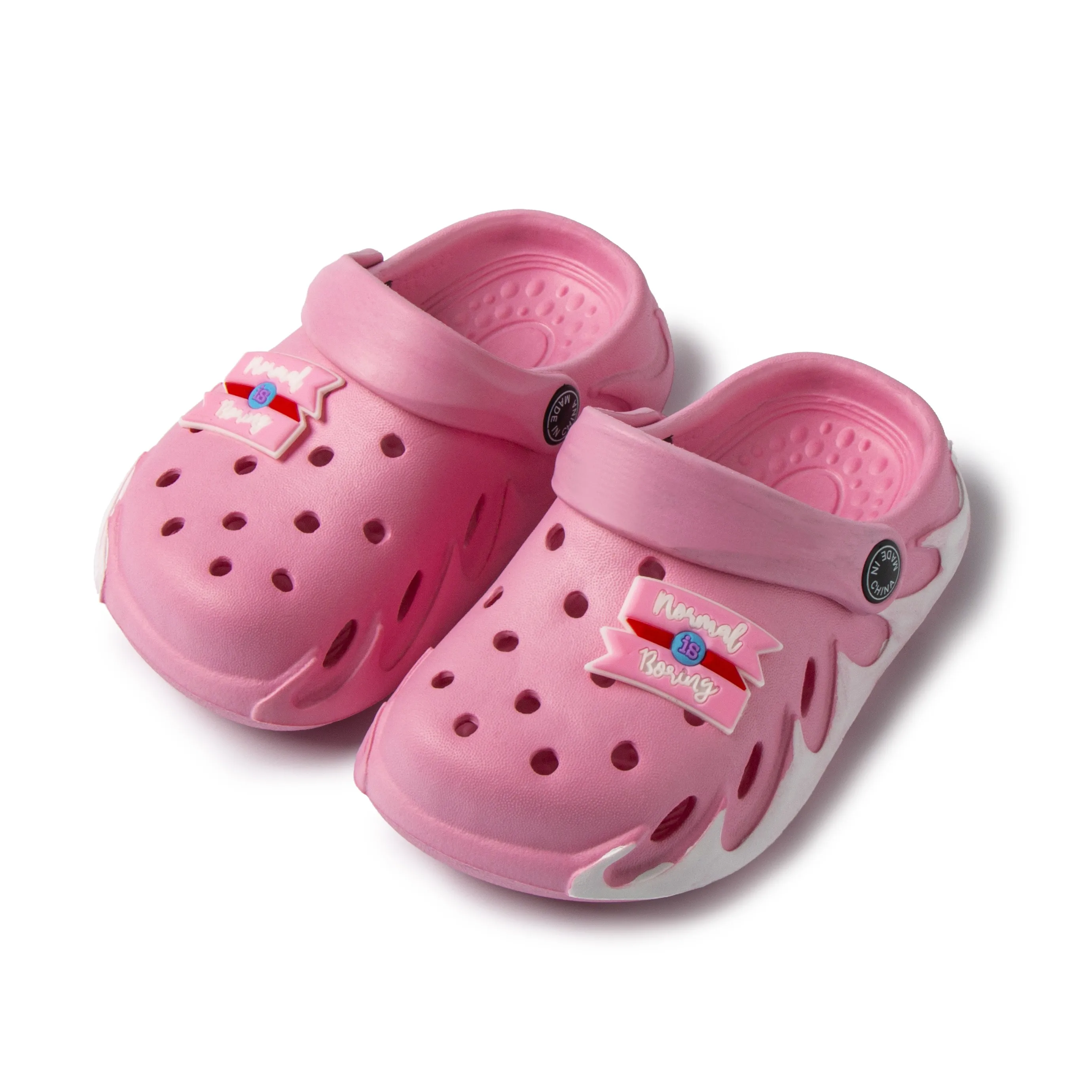 Новые удобные дышащие Повседневные детские тапочки, милые детские Мультяшные тапочки для улицы