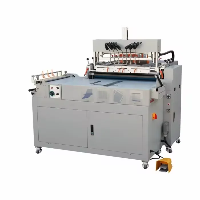 Automatic Hard Cover Book Binding Machine Glue Exercise Books Making Machine Folding Note Book Cover Press Forming Machine