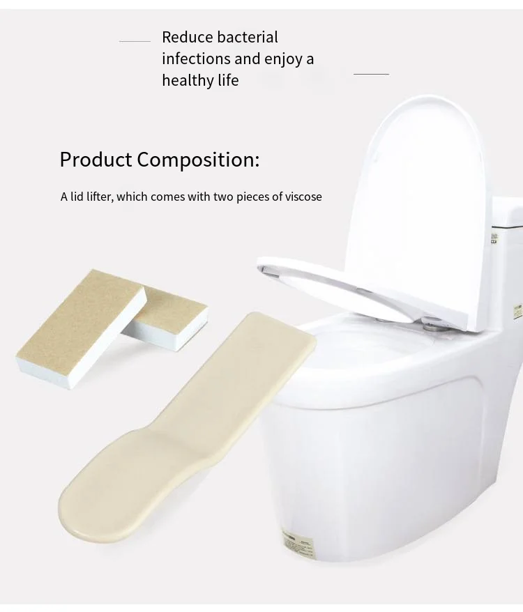 Simple toilet lid lifter anti-dirty hands  handle toilet solid color toilet lid handle factory